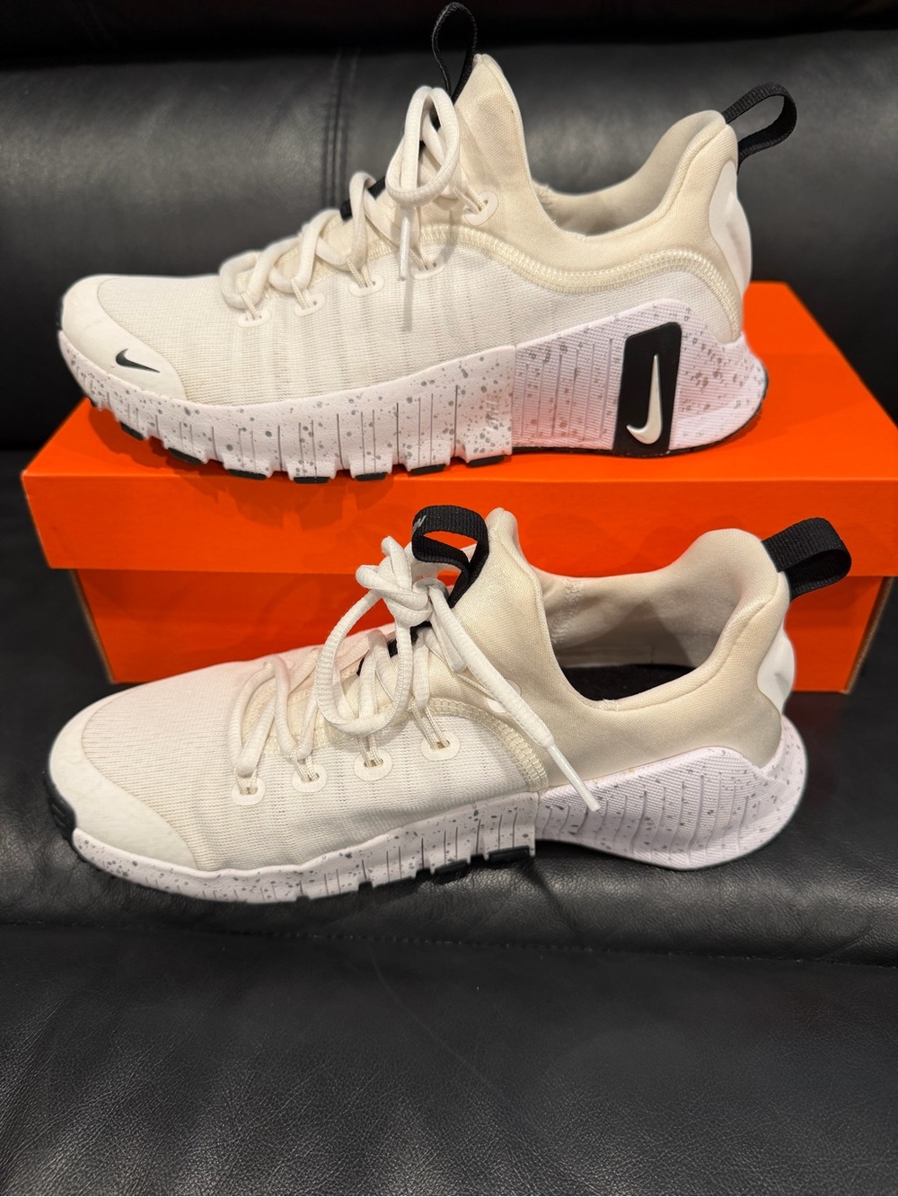 Nike Metcon 6 Free White/Black Accent Athletic Sneakers (wore once) - Picture 2 of 5